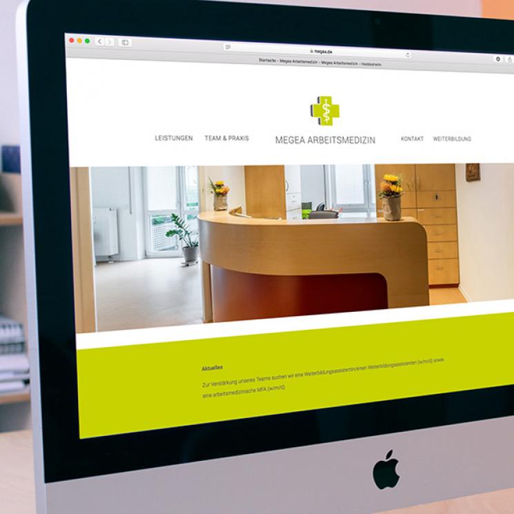 MEGEA Artbeitsmedizin Web